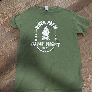 River palm camp sight women tee